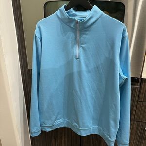 Men’s Light Blue Peter Millar XL 1/4 Zip